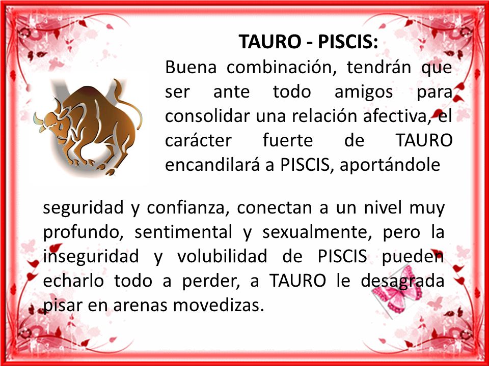 piscis y taurus compatibles